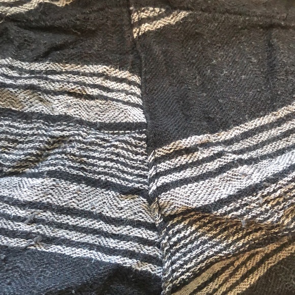 Old Navy High Waisted Striped Linen Blend Wide Leg Pants - Black/White - Picture 7 of 9